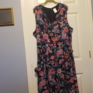 Womens plus size floral dress